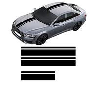 Voiture de Décalque de Latérale de Corps Jupe, pour Audi A3 A4 A5 A6 C7 A7 A8 S3 S4 S5 S6 S7 Q3 Q5 Autocollant de Capot de Voiture Capot Bande Toit arrière Coffre décalcomanie