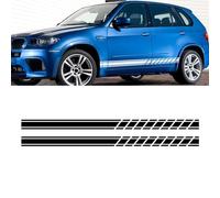Voiture de Décalque de Latérale de Corps Jupe pour BMW X5 E70 E53 F15 X3 F25 E83 X6 F16 E71 X1 F48 E84 X2 X4 F26 X7, Autocollants latéraux de Voiture Autocollant de Porte,Red