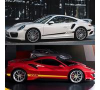 Voiture de Décalque de Latérale de Corps Jupe pour Opel OPC Astra J H G K Insignia Corsa D B E Mokka Vectra B, Autocollants latéraux de Voiture Autocollant de Porte,Yellow