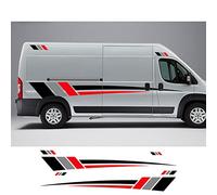 Voiture de Décalque de Latérale de Corps Jupe, pour Peugeot Boxer, pour Citroen Jumper, pour Fiat, pour Ducato Carrosserie Autocollants Camping-Car Rayures Graphiques Stickers