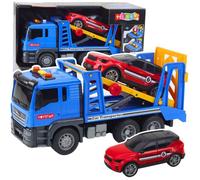Voiture de dépannage - Leantoys - Camion - Sons de feux - Plastique - Bleu