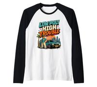 Voiture de Jeu rétro Amusante Low Poly High Trouble Manche Raglan