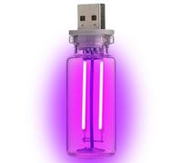 Voiture de lampe intérieure des années 90, lampe de voiture rétro, Lumière d'ambiance de voiture à réglage tactile rétro, Lampes de nuit de chargement d'interface automobile, lumière d'ambiance USB de