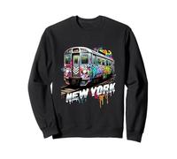 Voiture de métro NYC Style Graffiti New York Train Sweatshirt