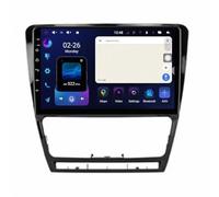 Voiture de Navigation GPS pour Volkswagen Skoda Octavia 2 A5 2007-2014 HD Écran Tactile avec Carplay Android Auto sans Fil GPS Wi-FI USB Bluetooth RDS Radio Caméra/FM, 4 Nuclear 1G+32G