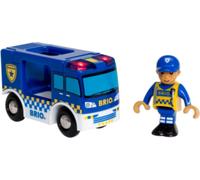 Voiture de police BRIO avec son et lumière ; 33825