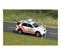 Voiture de police classe C H0 BUSCH avec clignotants 5631 Orange