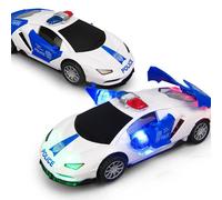 Voiture De Police Électrique À Rotation De 360 Degrés Avec Led, Jouet Éducatif Pour Enfants, Cadeau
