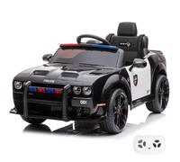 Voiture de Police Enfants 12V - Dodge Charger SRT - 1 à 6 ans - Noir