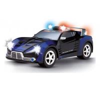 Voiture de Police radiocommandés 28 cm avec Son et lumière - 1/16 EME - Set véhicules avec Une Carte Offerte - Jouet Enfant - rc
