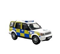 Voiture De Police Tout-Terrain pour Land Rover Discovery 4, Modèle De Voiture en Alliage, Kit Jouet, Collection Cadeau, 1/76 Jouets Non RC