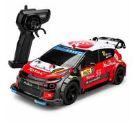 Voiture de Rallye Télécommandée avec Télécommande Maxlife Fast Gearz Citroën C3 WRC RC 1:10, Batterie 500 mAh