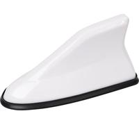 Voiture de revêtement de piano Toit Requin d'air Ailerons Antennes Accessoires extérieurs pour voiture Blanc