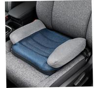 Voiture de siège d'appoint pour enfants, siège d'appoint de voiture gonflable pour enfant - gonflage rapide la bouche, conception en maille portable pour les voyages - bleu, 14, 57 x 19, 29 pouces