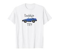 Voiture de sport britannique antique Daddy's Blue Triumph TR7 T-Shirt