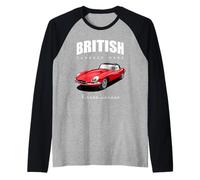 Voiture de sport cabriolet classique rouge britannique E-Type Jaguar Manche Raglan
