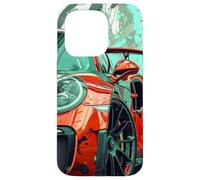 Voiture de sport classique rouge vintage pour les amateurs de voitures légendaires Coque pour iPhone 15 Pro