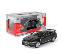 Voiture de sport en alliage, modèle de Simulation AMG GT63S, jouets pour enfants, 4 portes peuvent être ouvertes, tirez vers l'arrière avec des cadeaux de musique légers pour garçons, 1/32