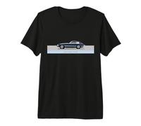 Voiture de Sport Jaguar Classique de Type E T-Shirt Haut de Gamme