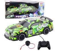 Voiture de sport radiocommandée - LEANTOYS - Leantoys - Verte - Avec son - Plastique