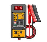 Voiture de testeur de batterie, analyseur de batterie numérique Auto, scanner professionnel diagnostique 12V / 24V, matériau durable, indicateur de problème de relais, garage de moto en yacht de