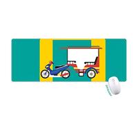 voiture de tourisme cambodgienne, culture tapis de souris large cousues bords mat étendu game bureau