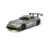 Voiture De Tourisme Électrique Jamara Mercedes Amg Gt3 Grau Brushed 2,4 Ghz Prêt À Rouler (Rtr) 1:14-Jamara