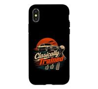 Voiture de Transmission Manuelle de Changement de Vitesse d'entraînement Classique Coque pour iPhone X/XS