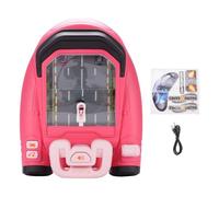 Voiture de Volant de Voiture Jouet Parent et Enfant Interactif de Conduite Électrique Simulation Console de Courses pour les Jeux de Jouets pour Enfants (Rose)