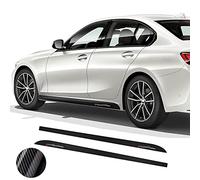 Voiture Décalque de Latérale de Corps Jupe, pour Accessoires BMW série 3 2019-G20, Autocollants de décalque de seuil de Roche de Style de Voiture M Performance Rayures latérales