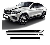 Voiture Décalque Latérale de Corps,pour Mercedes Benz GLE Classe W166 W167 C292 Coupé C167 GLE53 63 AMG Porte Côté Rayure Jupe Autocollant De Capot De Voiture Decal