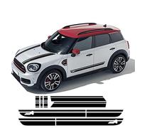 Voiture Décalque Latérale de Corps, pour Mini Countryman F60 All4 Cooper JCW Capot de Voiture Autocollant Bande de Capot arrière Kit de carrosserie Rayures latérales Jupe Autocollant