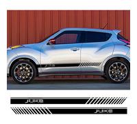 Voiture Décalque Latérale de Corps,pour Nissan Juke Auto Racing Sport Longues Rayures Décor Stickers Voiture Tuning Accessoires 2 Pcs Car Styling Côté Autocollants