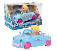 Cicciobello - Amicycloques Auto Cabrio Inclus Mini Personnage avec t-Shirt et Couche colorée pour Filles à partir de 3 Ans, Jeux Preziosi, CC020000