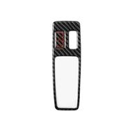 Voiture Décoratifs Pour A3 8Y S3 2021-2025 Console Centrale Bouton Changement Vitesse Cadre Garniture Autocollant Décor Tuning Voiture Fibre Carbone(CARBON BLACK)