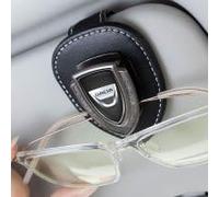 Voiture des Lunettes de Soleil Titulaire pour Dacia Jogger Duster Spring Sandero Logan Lodgy Dokker Bigster, Multifonctionnel Mode Lunettes Billet Agrafe, Visière Accessoires