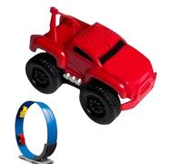 Voiture d'escalade magnétique - Jouet pour enfants - Voiture d'escalade murale magnétique - Voiture d'escalade murale magnétique - Anti-gravité - Cadeau pour garçons et filles - Rouge