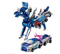 Voiture Dinosaure Transformable par Collision,2 Voitures Magnétiques qui se Transforment en Dinosaures,Jouet Robot Dino,Jouets pour Garçons et Enfants,Cadeau d’Anniversaire ou Fête pour Enfants (C)