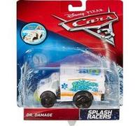 Voiture disney cars 3 vehicule nageur dr damage ambulance blanche - vehicule miniature multicolore G