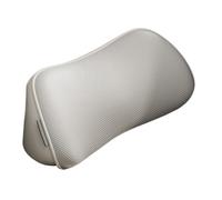 Voiture d'oreiller de Support Lombaire - 16,5 x 13,7 Pouces Coussin de Dos Ergonomique avec Bracelet Non Glissement pour au Bas du Dos, Oreiller de Soutien à la Mousse à mémo