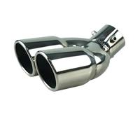 Voiture Double Embout D'échappement Pour Mitsubishi Pour Eclipse Pour Cross 2018-2023 Tuyau D'échappement Silencieux Tuyau D'échappement Embout Silencieux Gorge Arrière Voiture(Style-C)