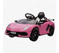 Voiture électrique 12V Pour Enfants, Lamborghini Sous Licence, Télécommande, 3-5 Km/h, Portes Hydrauliques, De 3 à 8 Ans, Rose