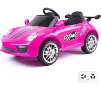 Voiture électrique 12V pour enfants - style Porsche 911 - 1 à 5 ans - avec télécommande - Rose
