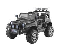 Voiture électrique 2 places 12V Mega Jeep Perfect III Noire - Pack Evo