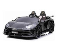 Voiture électrique 2 places 2 x 12V Lamborghini Aventador SVJ DRIFT Noire - Pack Luxe