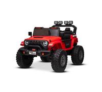 Voiture électrique Beneo Motors OFFRIDE 4x4² 2 places 12V, rouge, lecteur MP3 avec entrée USB/AUX, batterie au lithium, roues EVA