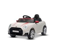 Voiture électrique BMW Mini Cooper 12V, Blanche, Lecteur MP3 avec Connexion USB et Bluetooth, télécommande 2,4 GHz, Moteur 2 x 25 W, Batterie Lithium, phares LED, Licence Originale