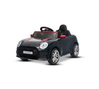 Voiture électrique BMW Mini Cooper 12V, noire, lecteur MP3 avec USB/Bluetooth, télécommande 2,4 GHz, batterie lithium, moteur 2x