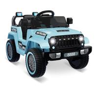 Voiture Électrique Enfant 12V avec Télécommande à 2,4 GHz Vehicule Eletrique Tout Terrain 4 * 4 Buggy Klaxon Musique Jeep Style Garcon Fille 3-8 Ans