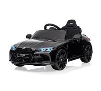 Voiture Électrique Enfant 12V, Quad Électrique Enfant avec Télécommande 2.4G, Éclairages LED, Musique, Ceinture Sécurité, Portes Doubles, Port USB - 3-8 Ans, Noir